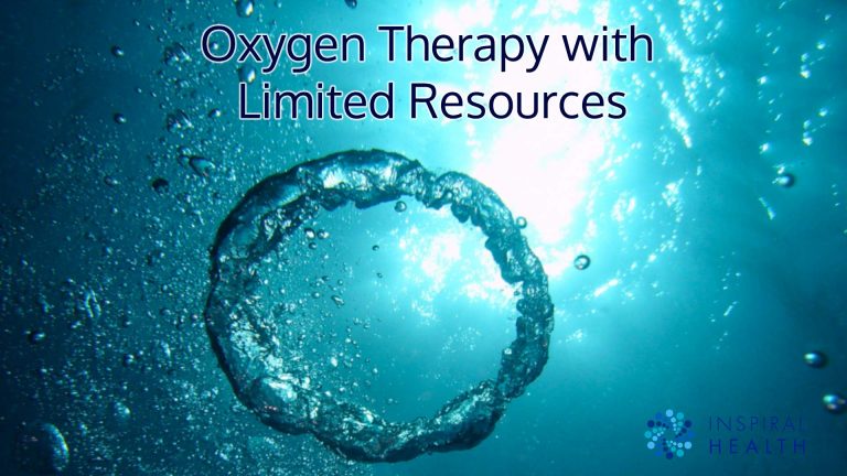 Oxygen therapy with limited resources