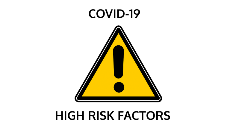 Groups at higher risk for complications of COVID-19